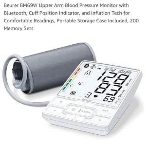 Beurer BM69W Upper Arm Blood Pressure Monitor with Bluetooth