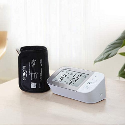 Omron Hem 7361T Bluetooth Digital Blood Pressure Monitor with Afib Indicator